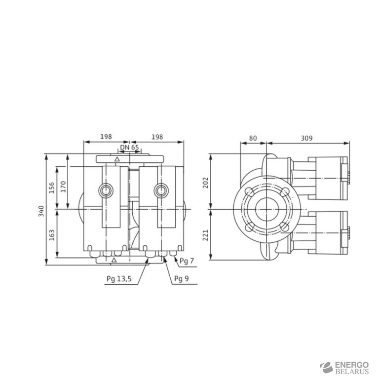 Насос Wilo-Stratos-D 65/1-12 PN6/10