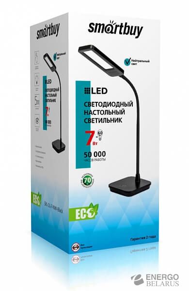 Светильник настольный светодиодный (LED) Smartbuy-7W/NW/3-S Dim/K