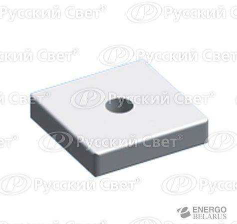 Гайка M8 20x20x4 квадр. (уп.10шт) ABB ZX230P10