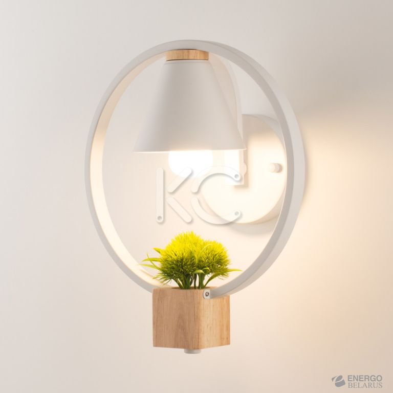 Светильник светодиодный настенный Астерия MMD-LED B149-3-1xE27, белый, Home Light
