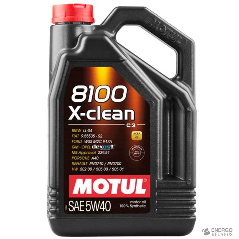 Масло моторное MOTUL 8100 X-CLEAN 5W-40