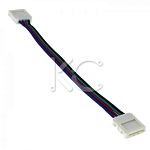 Коннектор для гибкого соединения двух RGB LED-лент шириной 10 мм (тип 5050) EKF
