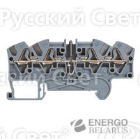 Блок клеммный Viking3 2.5кв.мм шаг 5мм модульная Leg 037153