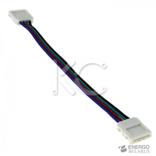 Коннектор для гибкого соединения двух RGB LED-лент шириной 10 мм (тип 5050) EKF