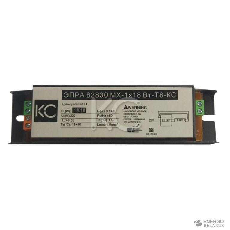 ЭПРА 82830 MX-1x18 Вт-Т8-КС