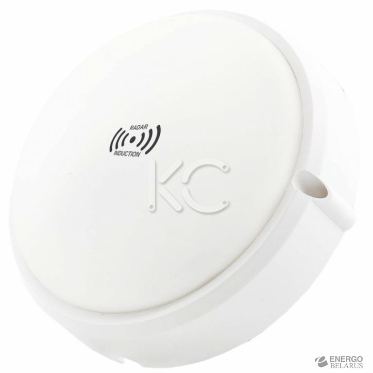 Светильник светодиодный ЖКХ 15Вт-mat круг с датчиком движения GLANZEN