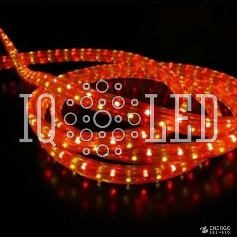 Дюралайт плоский 3W 100M 240V мульти 11*18