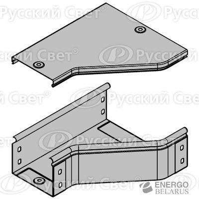 Переходник для лотка прав. RRD 300/150 H100 ДКС 36347