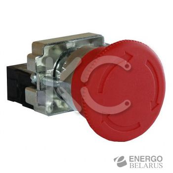 Кнопка BS542-XB2 Грибок  с фиксацией, металл, 1НЗ КС