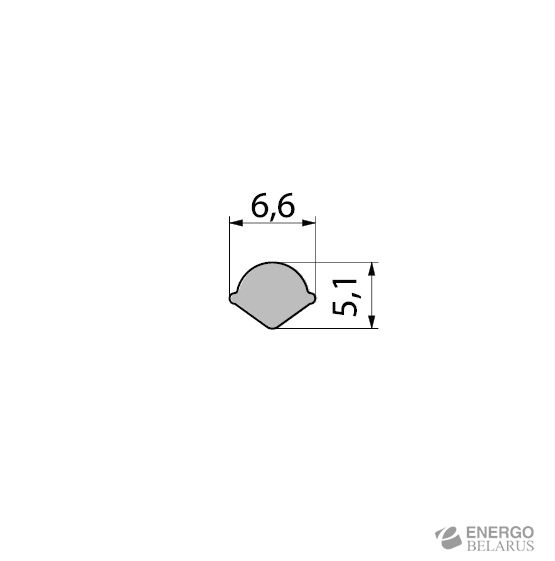 Уплотнитель для установки стекла Essentra (Mesan) 340-09-384