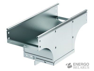 Ответвитель-переходник TDSA Т-обр. вертикальный 80/100 в комплекте с крепежными элементами и соединительными пластинами