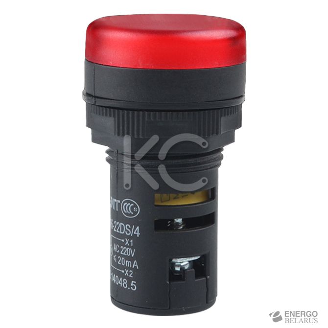 Индикатор ND16-22DS/4 красный АС230В (R) (CHINT)