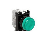 Арматура сигнальная зеленая пластиковая 100-230 В AC CP-X-LED230G-IP65 Emas
