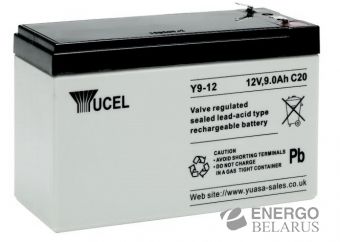 Батарея аккумуляторная YUASA YUCEL 9-12 12V 9Ah