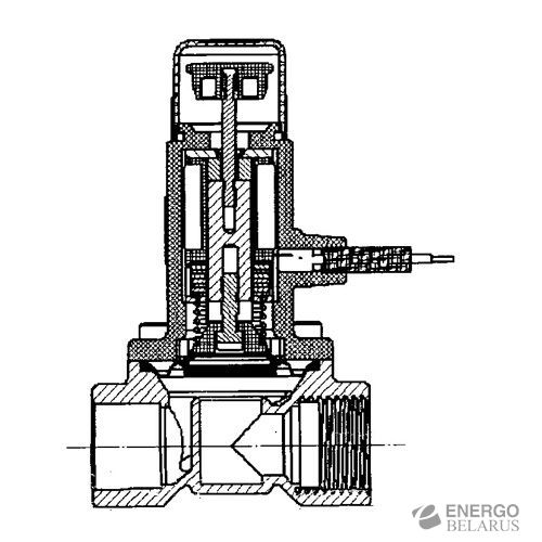 Клапан отсекатель электромагнитный Кенарь GV-80