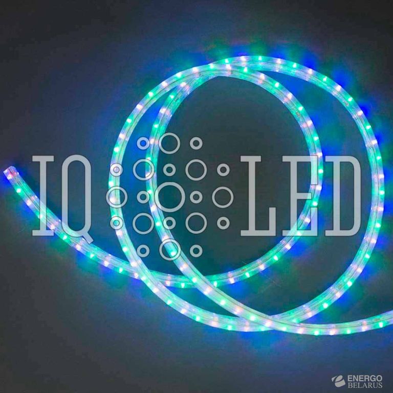 Дюралайт плоский 4W 90M 2M 240V мульти (R/G/B)