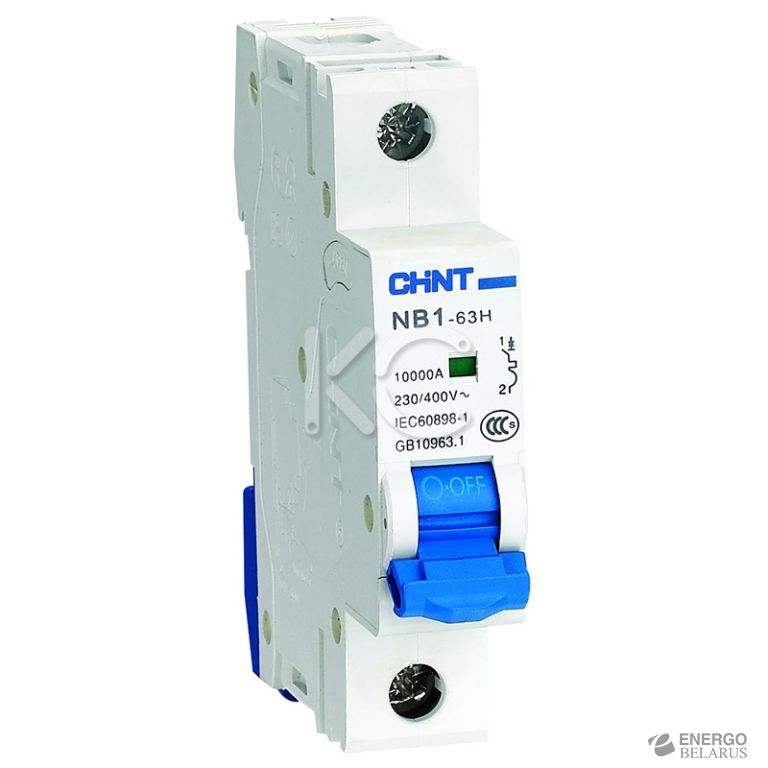 Автоматический выключатель NB1-63H 1P 50A 10кА х-ка C (R) (CHINT)