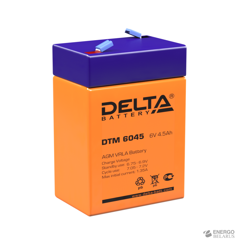 Батарея аккумуляторная DELTA DTM 6045