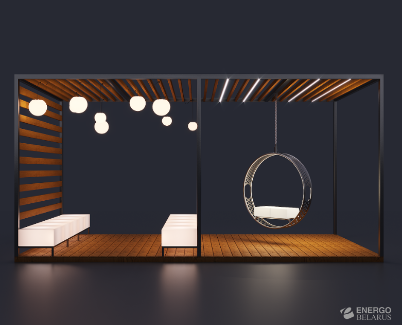 Качели с перголой