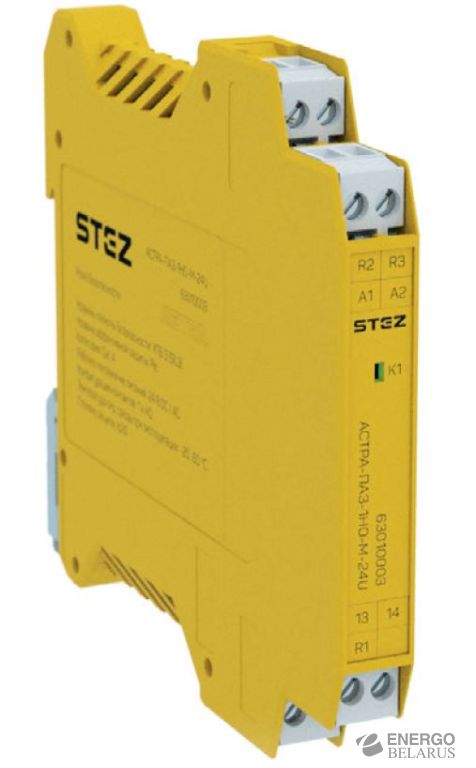 Реле безопасности АСТРА-ПАЗ-1НО-М-24D, артикул 63010003