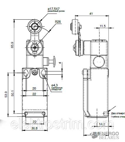 Выключатель концевой FTN1R43Z11