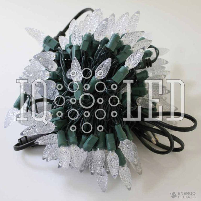 Гирлянда с насадками 240V, 10M Ягодка 3,5х1,5см