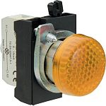 Арматура сигнальная желтая металлическая 100-230 В AC CM-X-LED230Y-IP65 Emas
