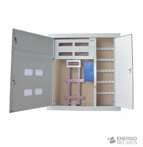 Щит этажный на 4 кв. 900х850х100мм. (со слаботочным отсеком)