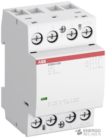 Контактор модульный ESB40-30N-06, АББ 1SAE341111R0630