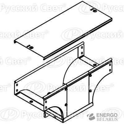 Крышка для ответв. T-образ. верт. TDSA 80/300 ДКС 38384