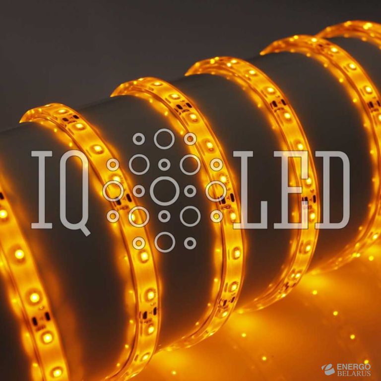 Лента светодиоидная IP67 белая основа (Желтая)