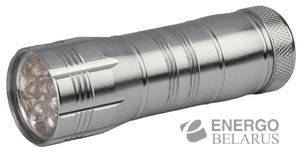 TM12-BL Фонарь Трофи 12xLED, алюм, 3хААА, бл (20/180/2880)
