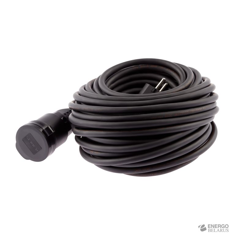 Удлинитель силовой ЭРА  UPx-1e-3x1,5-20m-IP44(KG) в бухте с заземлением 1 розетка 20 м КГ 3х1,5мм2