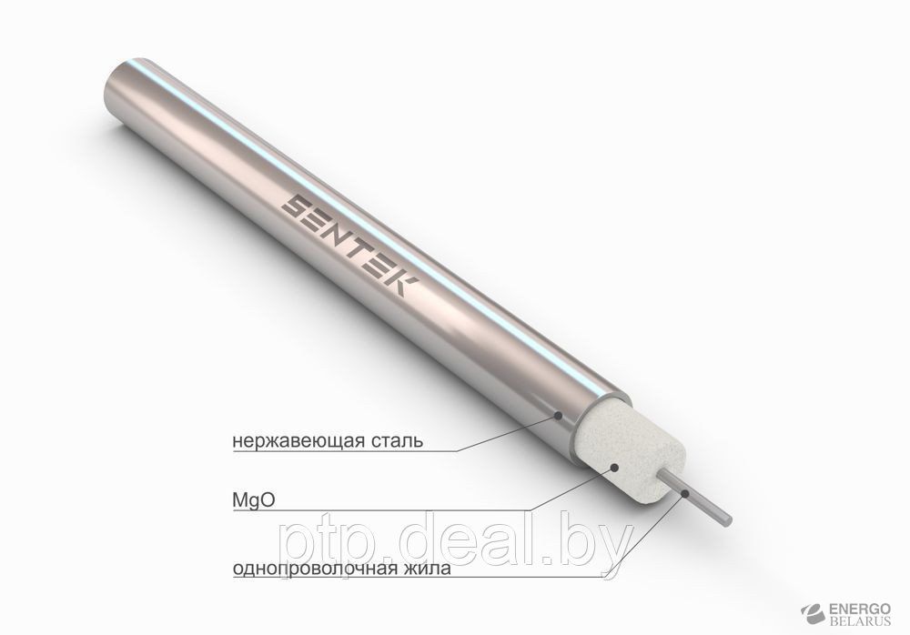 КНМСС (Кабель нагревостойкий с минеральной изоляцией в стальной оболочке со стальной жилой)