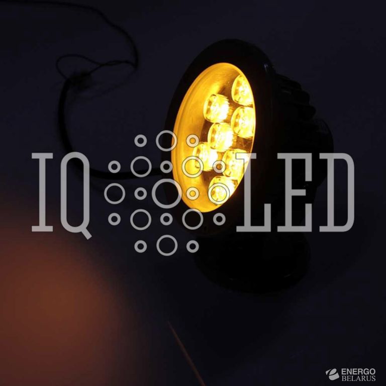 Прожектор 12V жёлтый