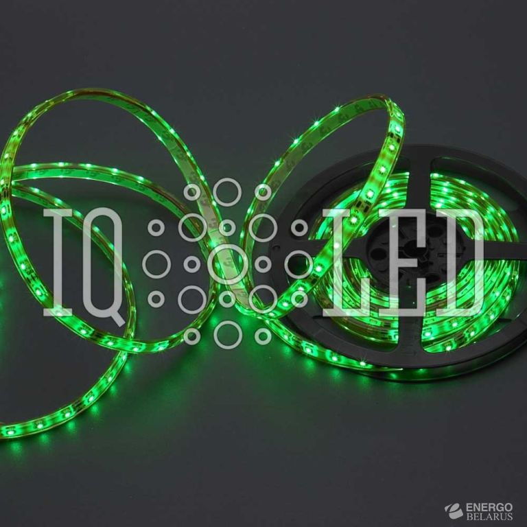 Лента светодиоидная IP67 белая основа (Зеленая)