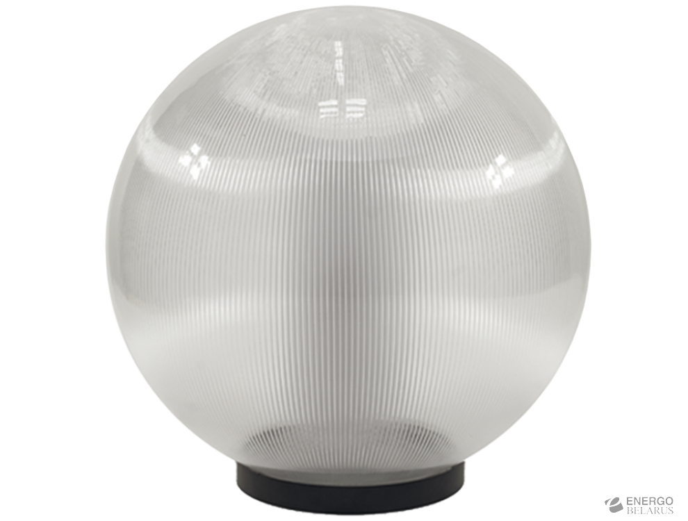 Светильник светодиодный уличный Шар Прозрачный, 50 Вт, диаметр 40 см