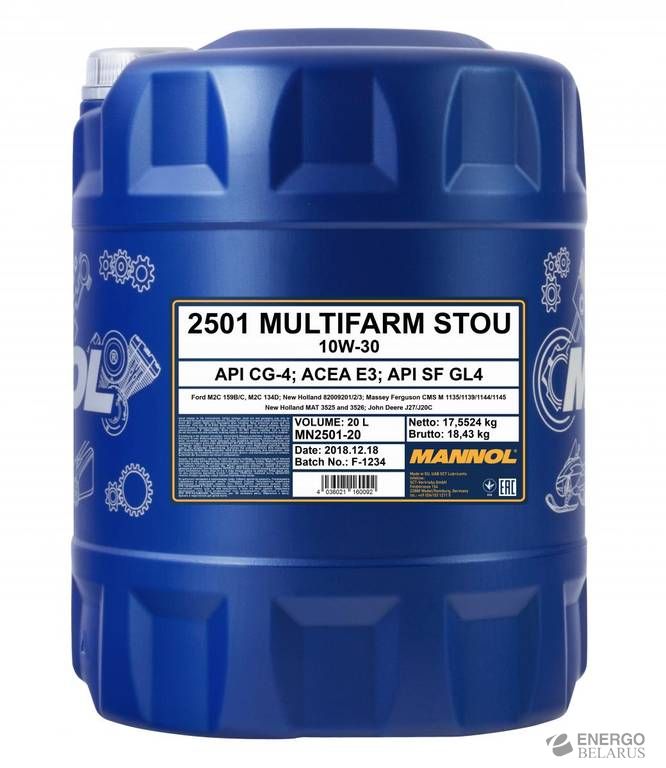 Масло Mannol Multifarm STOU 10W-30
