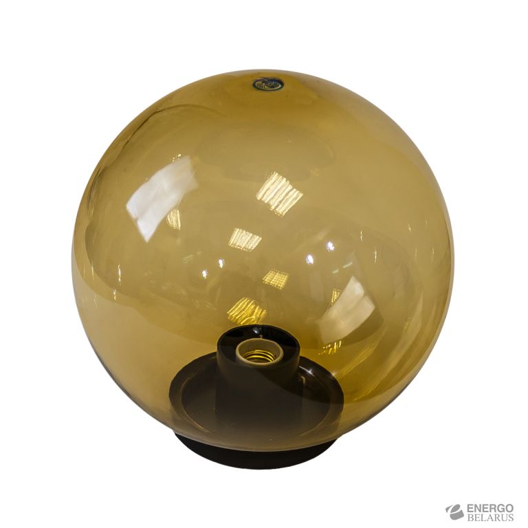 НТУ 01-150-403 ЭРА Светильник садово-парковый шар золотистый D400mm Е27 (1/12)