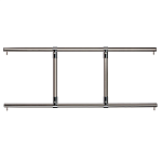 Легкосъемное ограждение «антипаника» ASP-D32.444.1,3.H (хром)