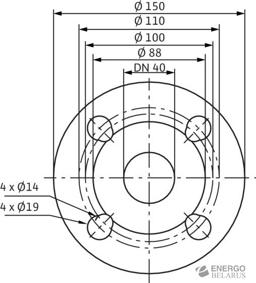Насос Wilo-TOP-SD 40/10 (3~/230 V, PN 6/10)