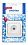 Розетка компьютерная RJ-45 1-местная белая "Марс", Smartbuy