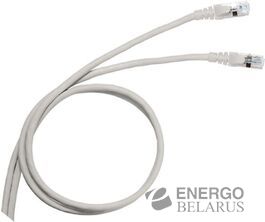 Патч-корд RJ45 UTP 1м кат.5E серый