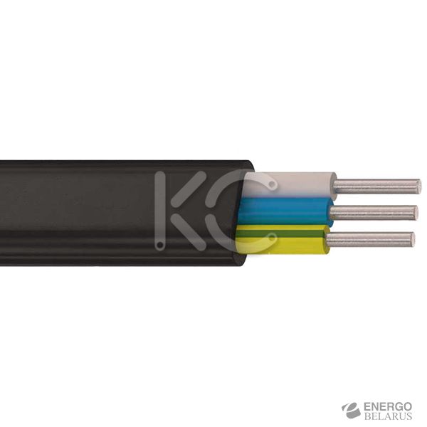 Кабель АВВГ-П 3 х 4