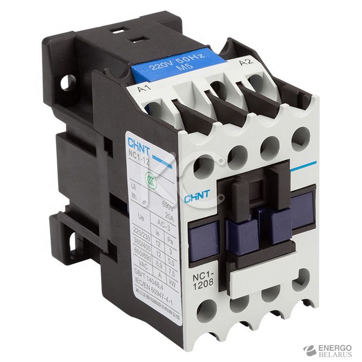 Контактор NC1-1208 12А 2НО+2НЗ 24В 50Гц(R) (CHINT)