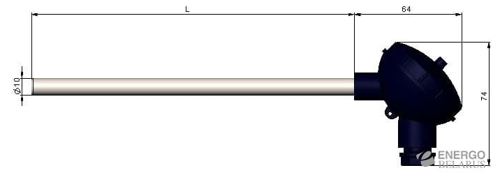 Термометр сопротивления исполнения 12