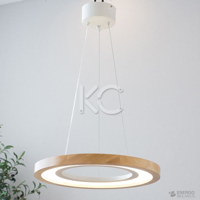 Светильник светодиодный подвесной Астерия MMD-LED D259-4-24W, 4000K, дерево, Home Light