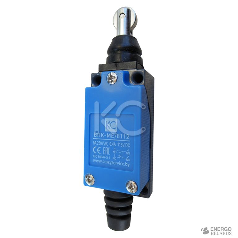 Выключатель путевой ВПК-ME/8112 с горизонтальным плунжером прямого давления IP65 КС