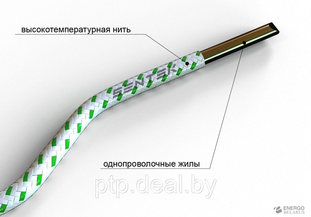 ПТНО (Провод термопарный нагревостойкий одножильный)
