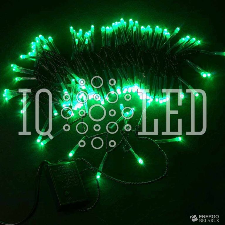 Гирлянда с контроллером 5M, 240V Светод, зеленая